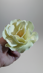 Fiore Artigianale Singolo con Stelo e Foglie Fiorelle