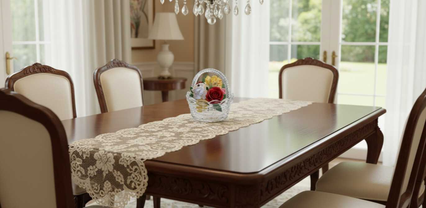 Cestino Floreale "Incanto di Cristallo"